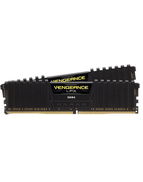 Corsair Vengeance LPX 8GB (2x4GB) 2400MHz DDR4 C16, Black (CMK8GX4M2A2400C16)