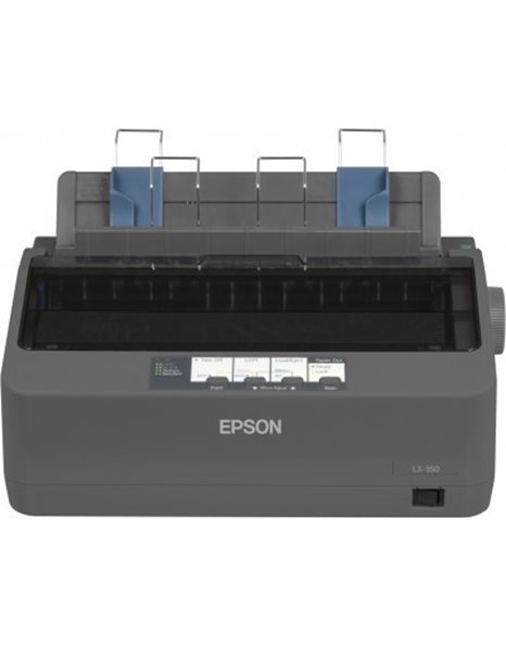 Epson LX-350, 9 ακίδων, 80 στηλών, USB, Παράλληλη (C11CC24031)