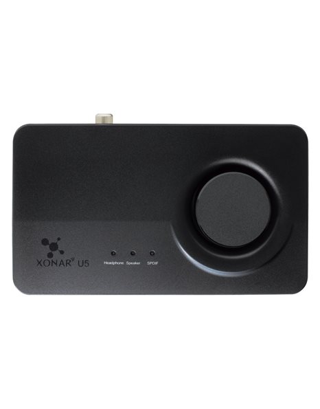 Asus Xonar U5 Compact USB sound card and headphone amplifier (90YB00FB-M0UC00)