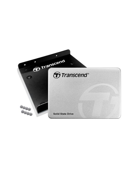 Transcend 370S 128GB 2.5-inch SATA3 SSD, Aluminum casing (TS128GSSD370S)