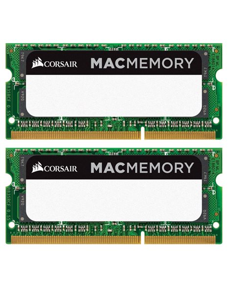 Corsair Mac Memory 16GB (2x8GB) 1600MHz DDR3L SODIMM CL11 (CMSA16GX3M2A1600C11)