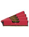 Corsair Vengeance LPX 64GB (4x16GB) 2133MHz DDR4 C13, Red (CMK64GX4M4A2133C13R)