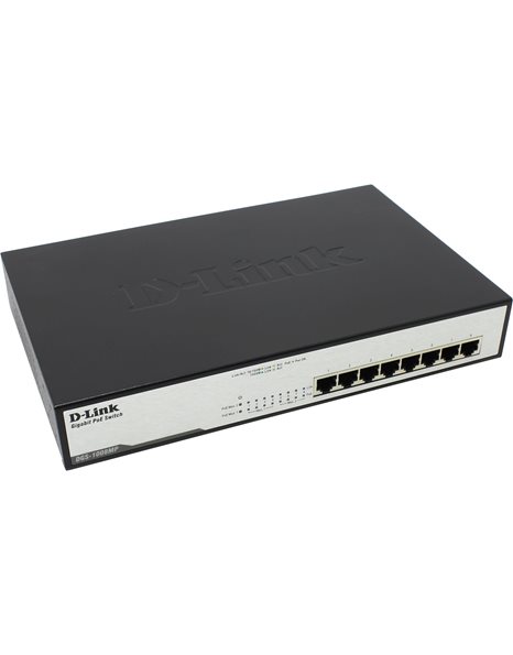 D-Link 8-Port Desktop Gigabit Max PoE Switch (DGS-1008MP)