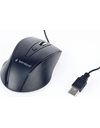 Gembird Optical mouse, black, 4 Buttons, 1200dpi (MUS-4B-02)