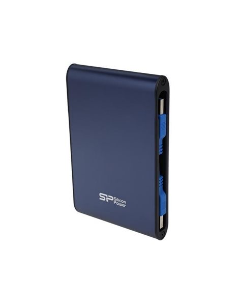 Silicon Power Armor A80 2TB External HDD, 2.5, USB 3.0, Blue (SP020TBPHDA80S3B)