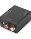 Digitus Digital to analog converter with metal housing Coaxial/Toslink to Cinch, 5V/1A power supply (DS-40133)