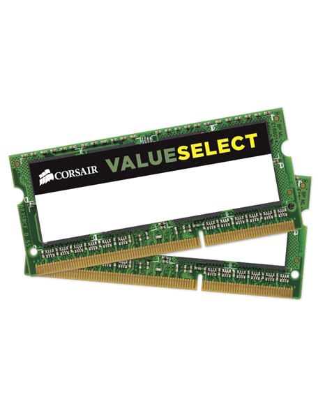 Corsair Value Select 16GB (2x8GB) 1600MHz DDR3L SODIMM CL11 (CMSO16GX3M2C1600C11)