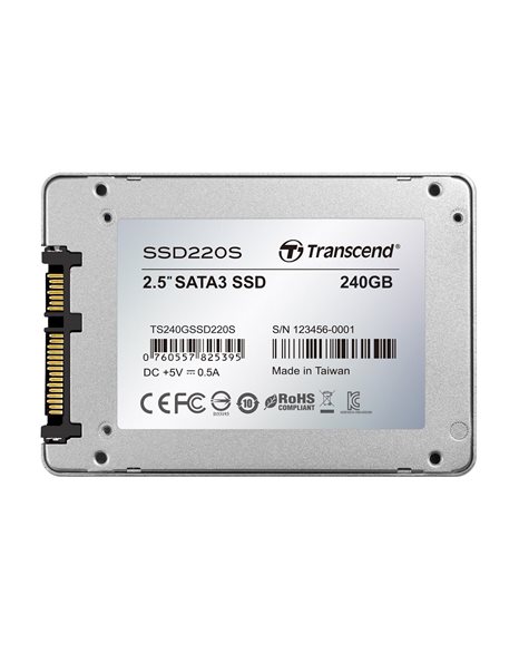 Transcend SSD220S 480GB 2.5-inch SATA3, TLC (TS480GSSD220S)
