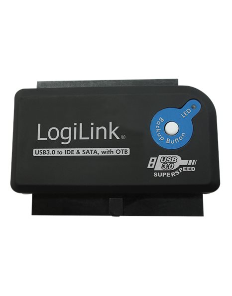LogiLink USB 3.0 to IDE & SATA Adapter with One Touch Backup
