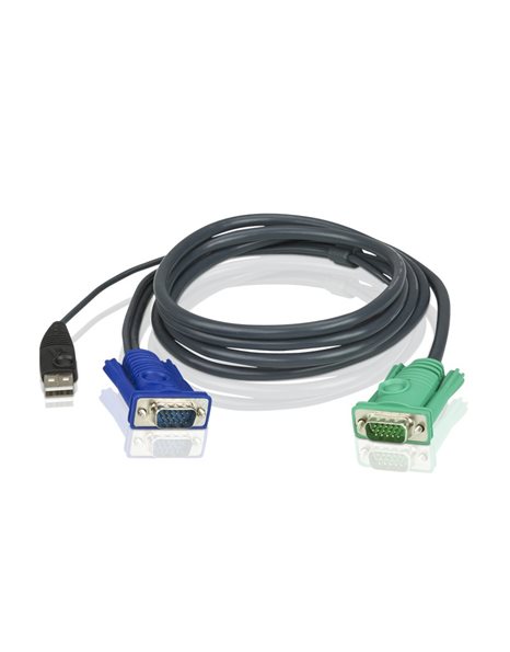 Aten 3M USB KVM Cable with 3 in 1 SPHD For CS1708 (2L-5203U)