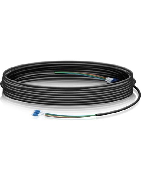 Ubiquiti Optical Fiber LC Cable 30m, Single Mode, Black (FC-SM-100)