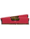 Corsair Vengeance LPX 8GB (2x4GB) 2133MHz DDR4 C13, Red (CMK8GX4M2A2133C13R)