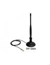 Delock WLAN 802.11 b/g/n Antenna RP-SMA 4 dBi Omnidirectional Flexible Joint With Magnetic Stand (88413)