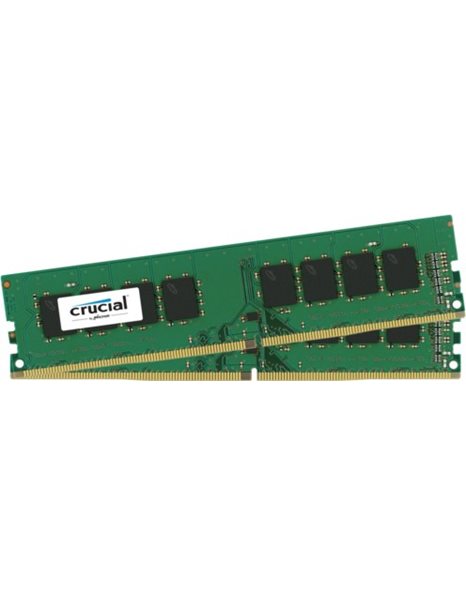 Crucial 16GB Kit (2x8GB) 2400MHz DDR4 UDIMM CL17 1.2V (CT2K8G4DFS824A)
