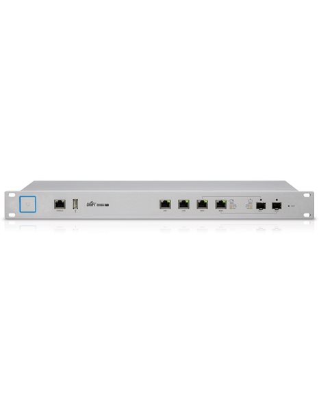 Ubiquiti UniFi Security Gateway Pro, Enterprise Gateway Router with Gigabit Ethernet, 2xRJ-45 LAN 2xRJ-45 WAN 2xSFP 2xDual-SFP (USG-PRO-4)