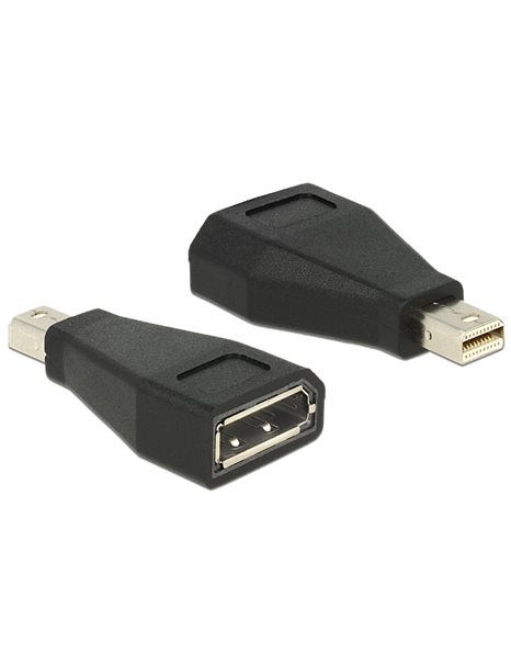 Delock Adapter mini Displayport 1.2 male to Displayport female black (65238)
