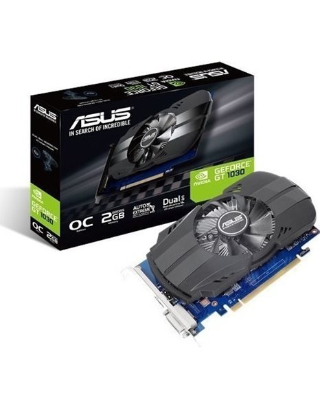 Asus Phoenix GeForce GT 1030 OC 2GB GDDR5, 64-bit, HDMI, DVI-D (90YV0AU0-M0NA00)