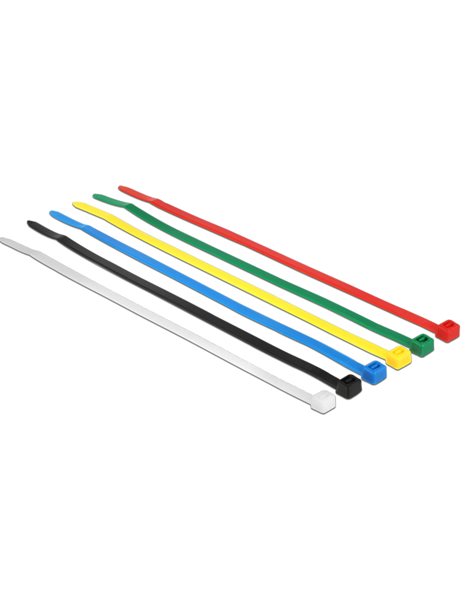 Delock Cable ties coloured L 200 x W 3.6 mm 100 pieces (18626)