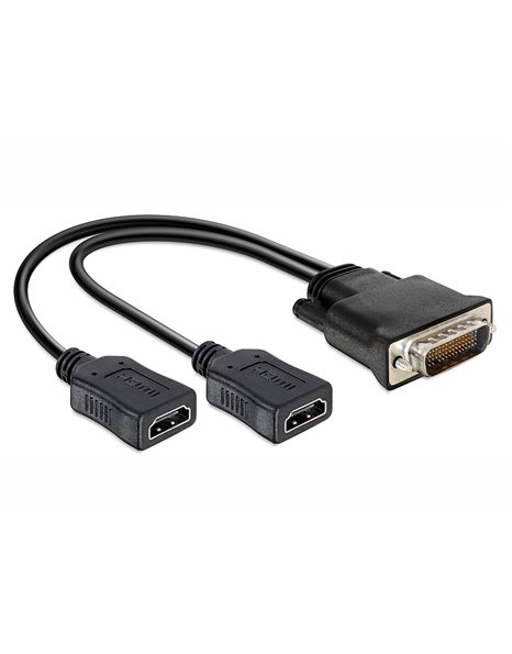 Delock Adapter DMS-59 male To 2 x HDMI female 20cm (65280)