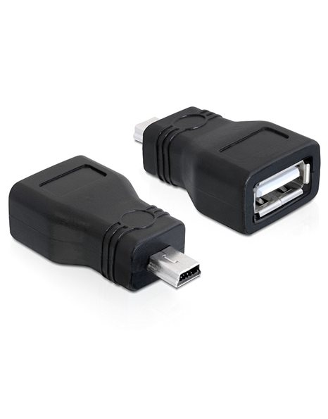 Delock Adapter USB2.0-A female To mini USB male (65277)