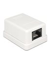 Delock Modular Wall Outlet 1 Port Cat.6 compact UTP (86248)
