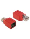 Delock RJ45 Crossover Adapter male to jack (65025)