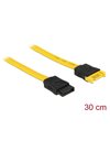 Delock Extension cable SATA 6 Gb/s male to SATA female 30 cm yellow (82855)