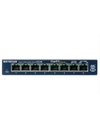 Netgear ProSAFE GS108GE Gigabit Unmanaged Switch, 8-Ports RJ-45, full duplex, 1000Mbps, 8000 Entries MAC (GS108GE)