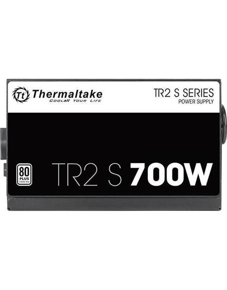 Thermaltake Power Supply TR2 S 700W 80+ Intel ATX 12V 2.3, Active PFC, Black (PS-TRS-0700NPCWEU-2)