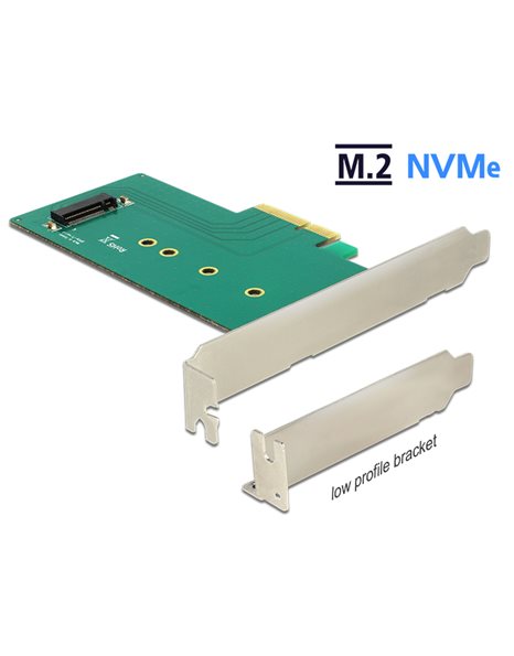 Delock Κάρτα PCI ExpressX4 σε 1x εσωτερικό NVMe M.2 Key M 110mm (89472)