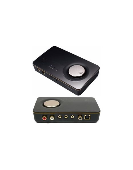 ASUS Xonar U7 MKII Sound card External USB, 24 bit, 192 kHz, Black (90YB00KB-M0UC00)