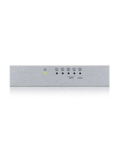 ZyXEL GS-105B v3, 5-Port Gigabit Ethernet Switch, Unmanaged,  L2 +,  Metall (GS-105BV3-EU0101F)