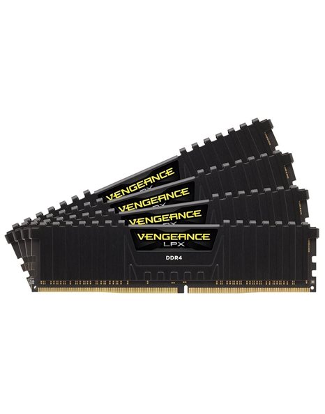 Corsair Vengeance LPX 32GB Kit (4x8GB) 3200MHz DDR4 CL16 1.35V, Black(CMK32GX4M4B3200C16)