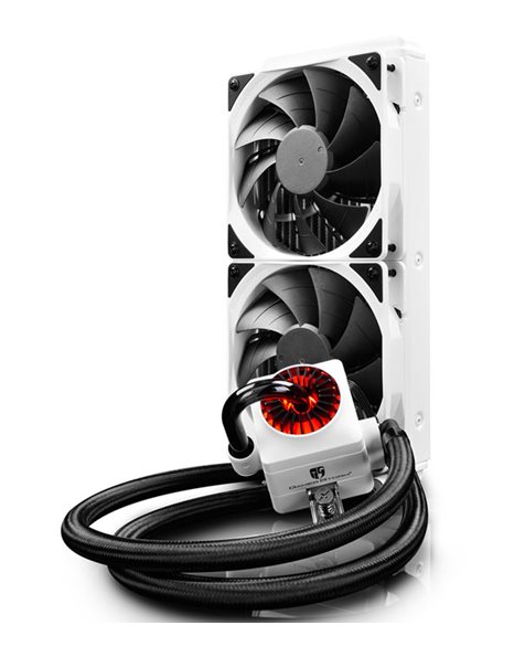 DeepCool Captain 240 EX White RGB, Ολοκληρωμένο σύστημα υδρόψυξης για επεξεργαστές Intel/AMD