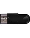 PNY Attache Flash Drive 64GB USB2.0, Black (FD64GATT4-EF)