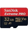 SanDisk Extreme PRO microSDHC 32 GB, memory card UHS-I U3, Class 30 (SDSQXCG-032G-GN6MA)