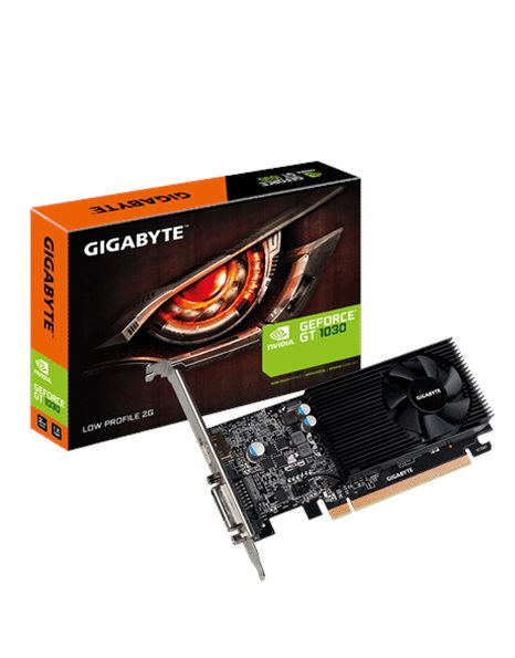 Gigabyte GT 1030 Low Profile 2GB GDDR5, 64bit, DVI-D, HDMI (GV-N1030D5-2GL)