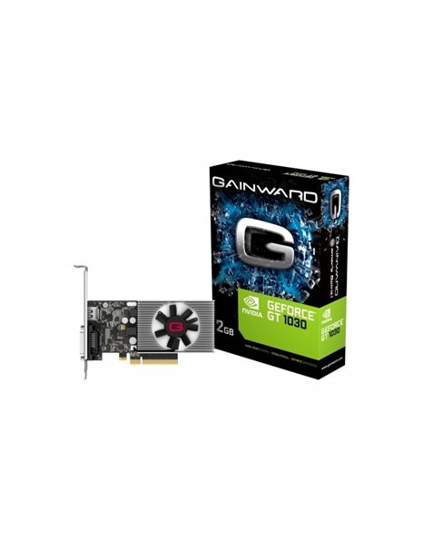 Gainward GeForce GT 1030 2GB DDR4 , 64-Bits, HDMI, DVI-D (4085)