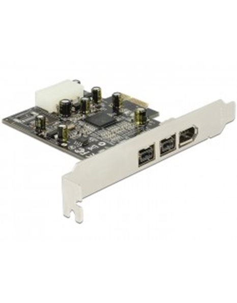 Delock PCI Express Card to 2 x external FireWire B + 1xexternal FireWire A (89153)