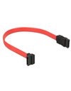 Delock cable SATA 2, 22cm up/straight, red (84354)