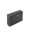 DIGITUS 4-Port Universal USB Charging Adapter, USB Type-C, 72W, Black (DA-10195)