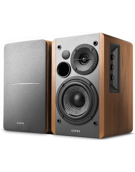 Edifier Speakers 2.0, Wooden Brown (R1280T)