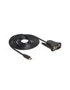 Delock Adapter USB Type-C to 1x Serial DB9 RS-232 1.8m (62964)