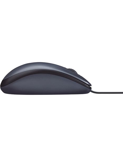 Logitech M100 Optical USB Mouse, Black (910-005003)