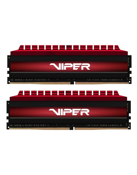 Patriot Viper 4 Series 16GB Kit (2x8GB) 3200MHz UDIMM DDR4 CL16 1.35V, Red (PV416G320C6K)
