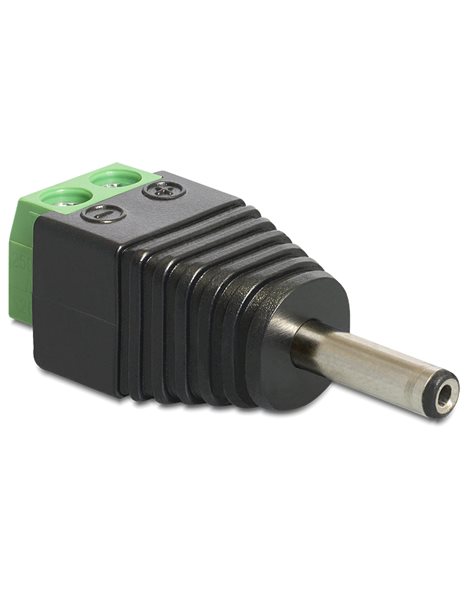 Delock Adapter DC 3.5x1.35mm male to Terminal Block 2-pin (65434)