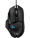 Logitech G502 Hero Wired Gaming Mouse, 16000 DPI, 11 Buttons, Black (910-005470)