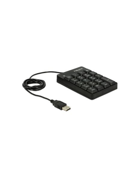 Delock USB Key Pad 19 keys, Black (12481)