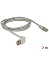 Delock Cable RJ45 Cat.5e SFTP angled / straight, 2m (83516)