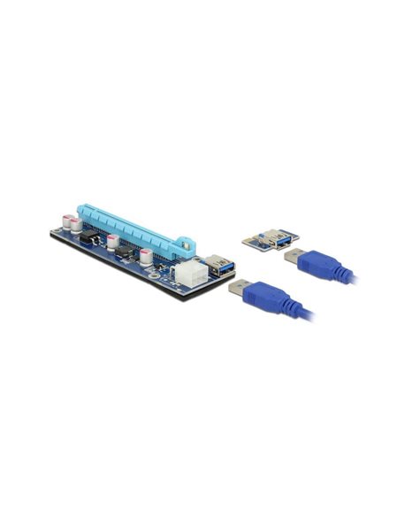 Delock Riser Card PCI Express x1 to x16 with 0.6m USB cable (41426)